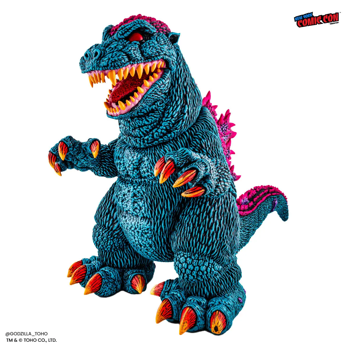 Godzilla - Designer Vinyl Figure By James Groman - Psychedelic Variant 1