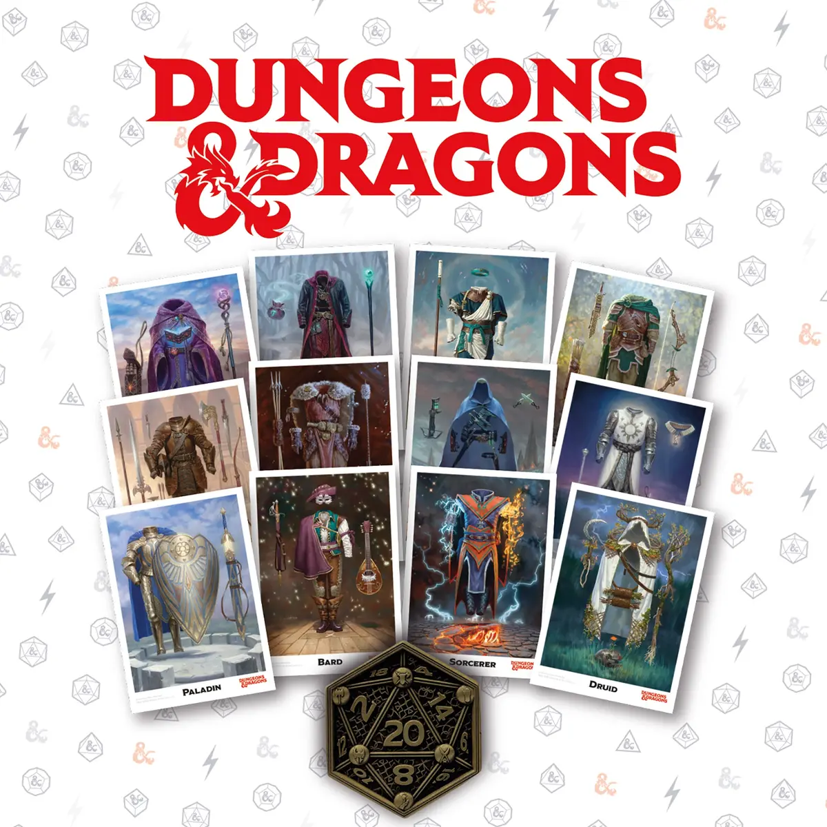 Dungeons And Dragons Classic Coin & Cards Set 1