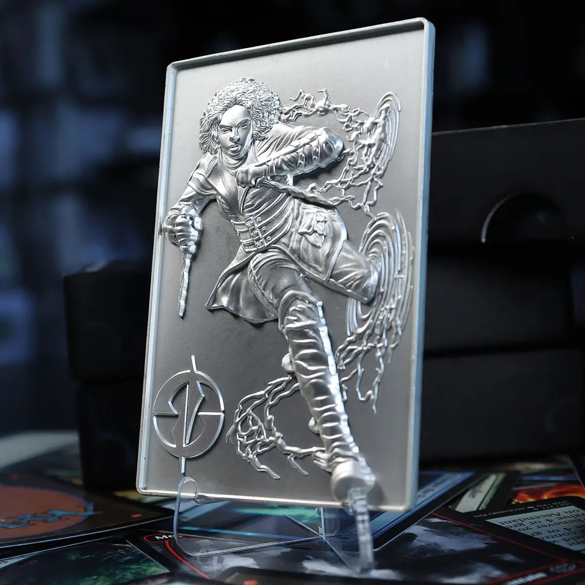 Magic The Gathering Limited Edition .999 Silver Plated Kaya Metal Collectible 1