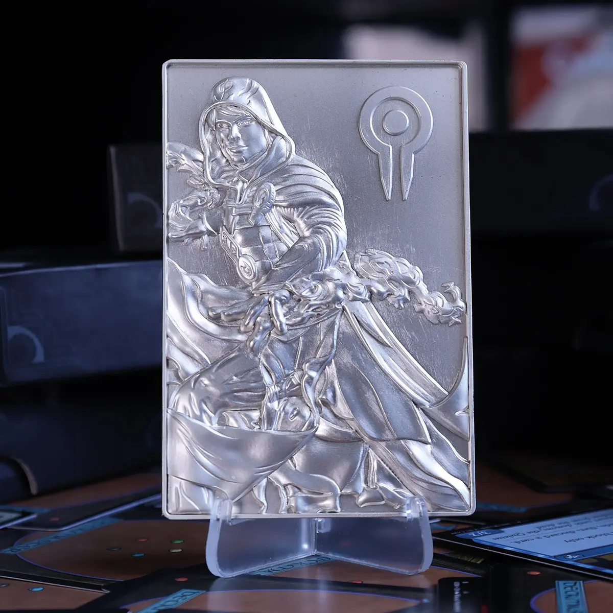 Magic The Gathering Limited Edition .999 Silver Plated Jace Beleren Metal Collectible 1
