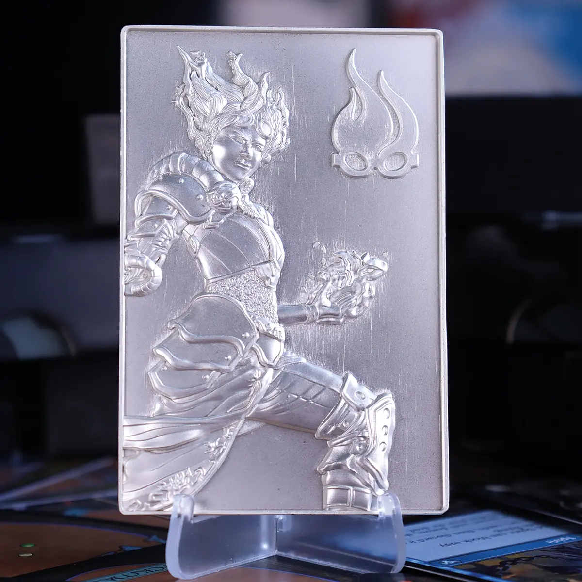 Magic The Gathering Limited Edition .999 Silver Plated Chandra Nalaar Metal Collectible 1