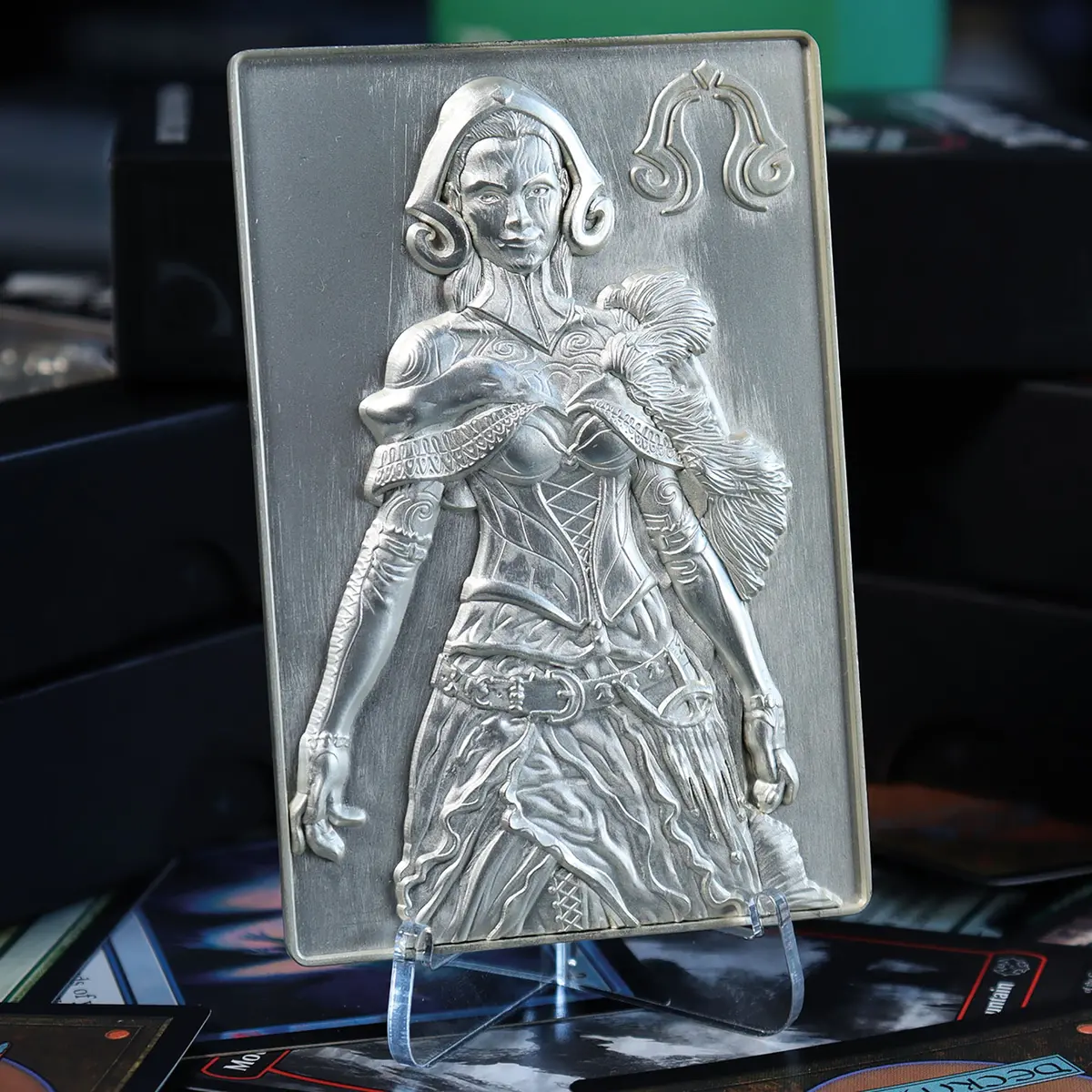 Magic The Gathering Limited Edition .999 Silver Plated Liliana Metal Collectible 1