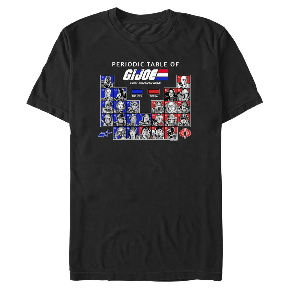 Gi Joe Simplified Periodic Joes Men's T-Shirt 1