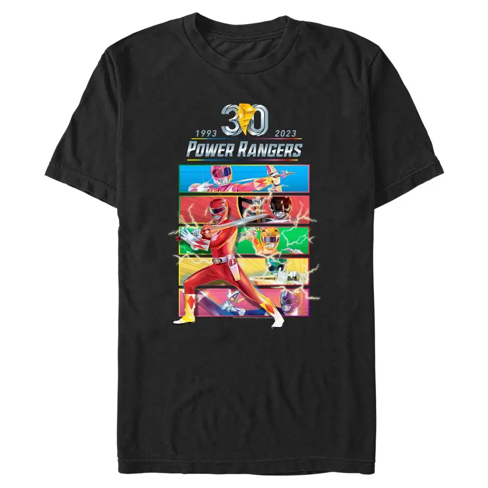 Power Rangers 30Th Panels Men's T-Shirt 1