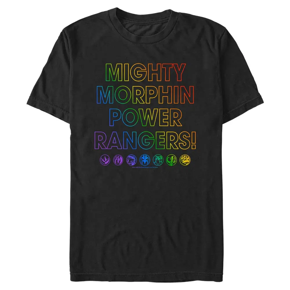 Power Rangers Mighty Morphin’ Pride Adult T-Shirt 1