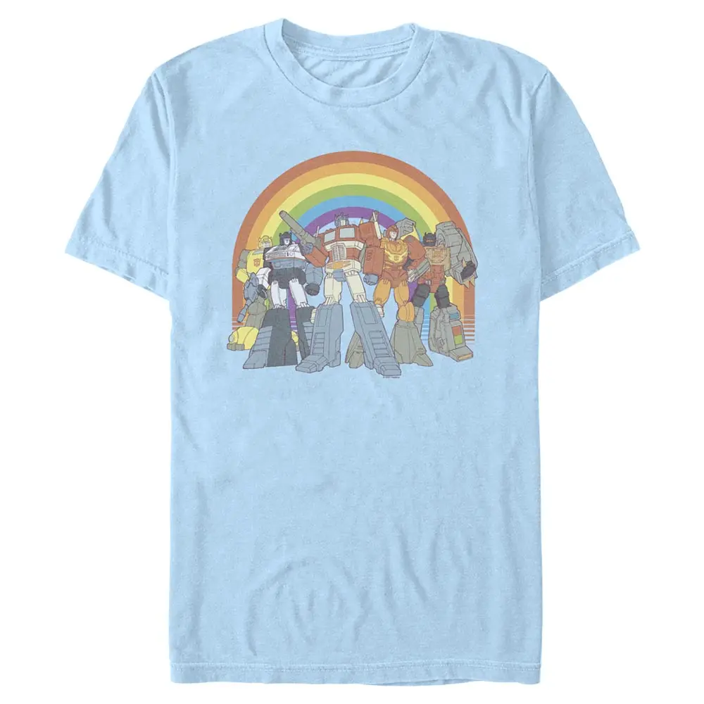 Transformers Rainbow Machinations Adult T-Shirt 1