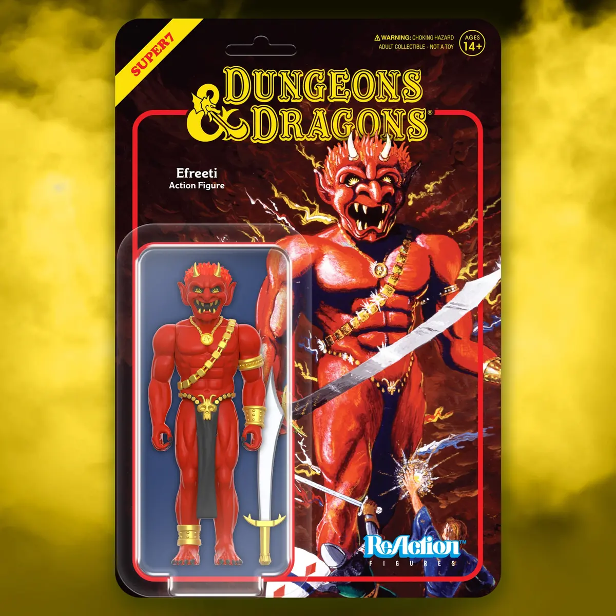 Super7 Dungeons & Dragons Efreeti With Scimitar Reaction Figure 1