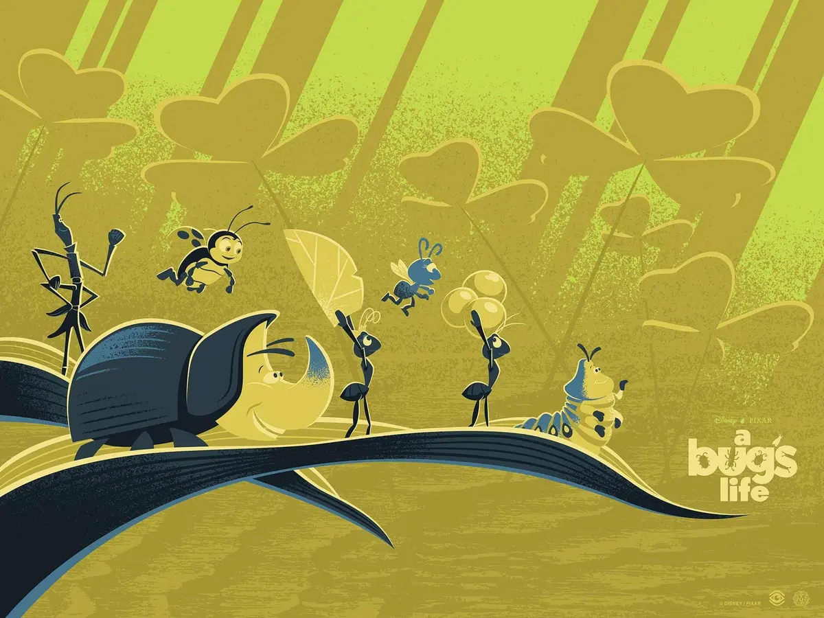 Mondo X Cyclops Print Works Print #31: A Bug's Life 1