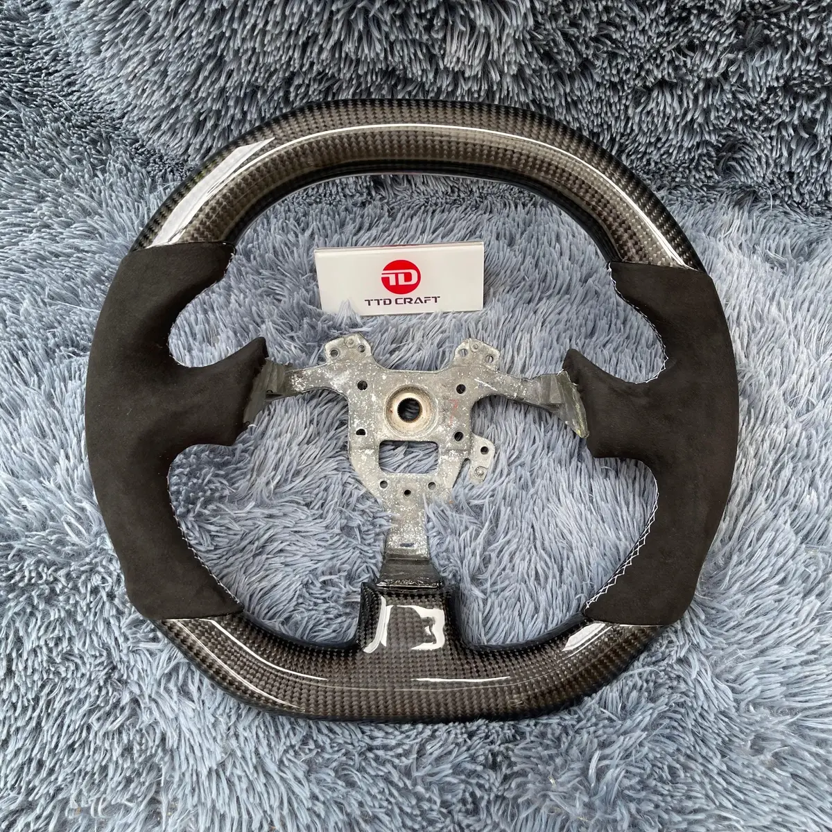 Honda S2000 /Acura Rsx D Shape Carbon Fiber Steering Wheel |Ttd Craft 1