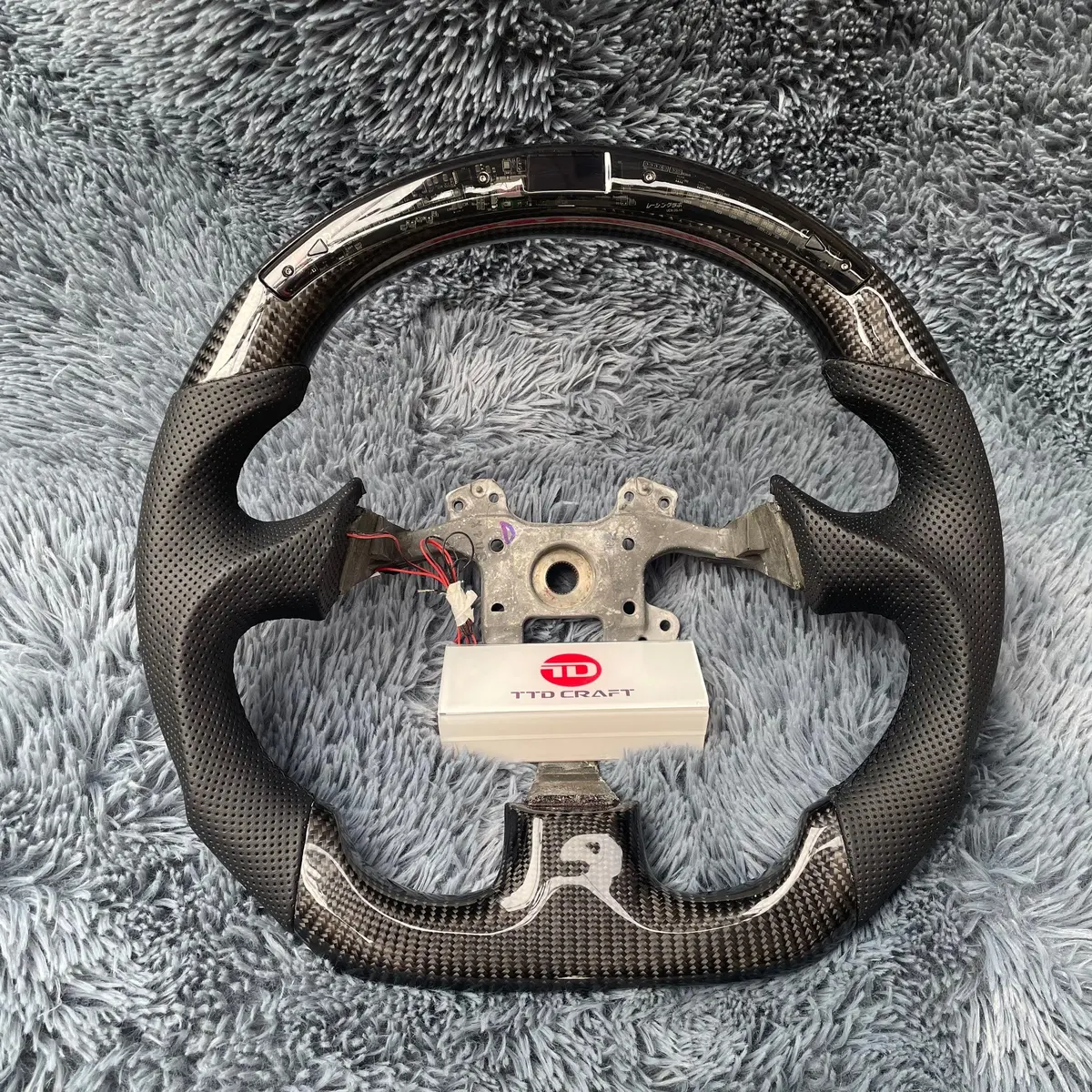 Honda S2000 /Acura Rsx Led Carbon Fiber Steering Wheel |Ttd Craft 1