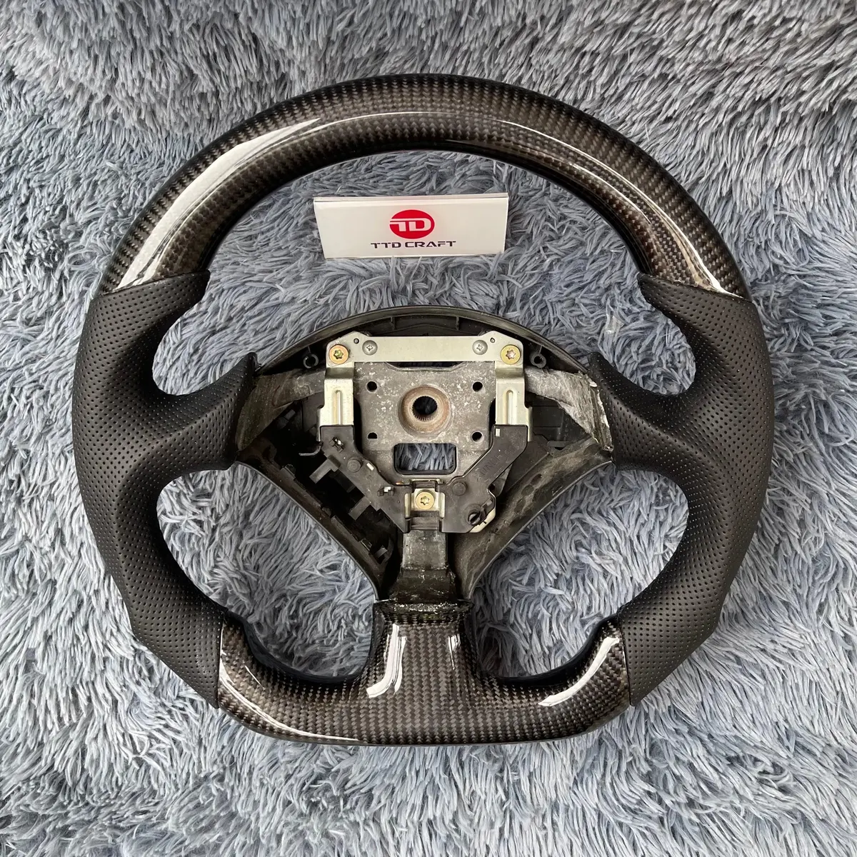 Honda S2000 / Acura Rsx Real Carbon Fiber Steering Wheel |Ttd Craft 1
