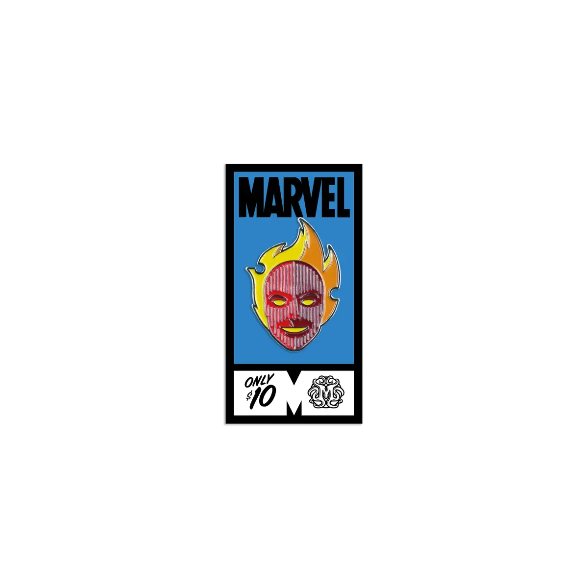 Human Torch Enamel Pin 1