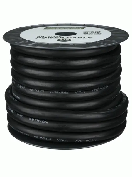Install Bay Ibgn10-50 1/0 Gauge Power Cable 50 Ft 1