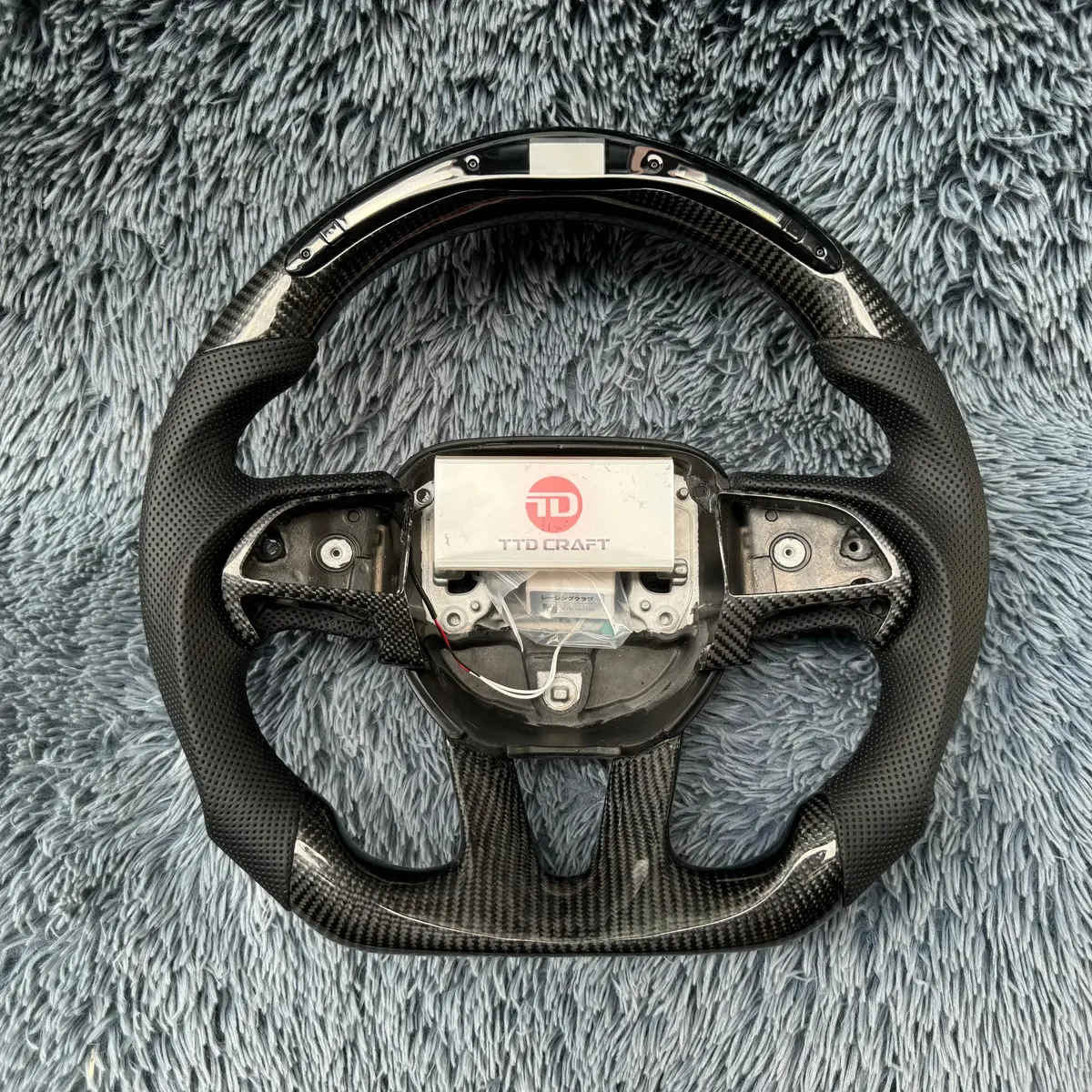 Ttd Craft Dodge 2016-2023 Charger Challenger / 2014-2023 Durango Carbon Fiber Steering Wheel 1