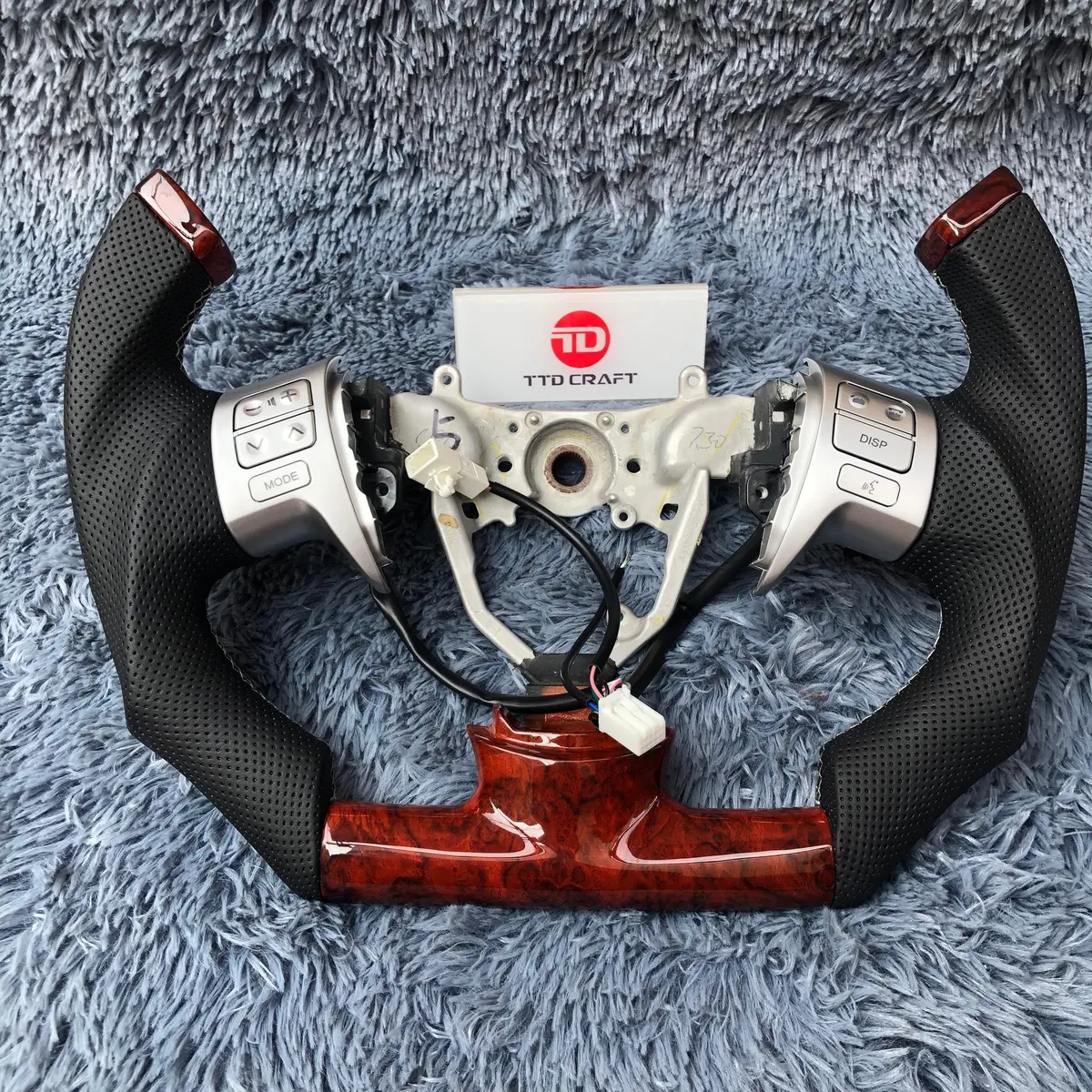 Ttd Craft Toyota 2007-2010 Corolla Le Wooden  Steering Wheel 1