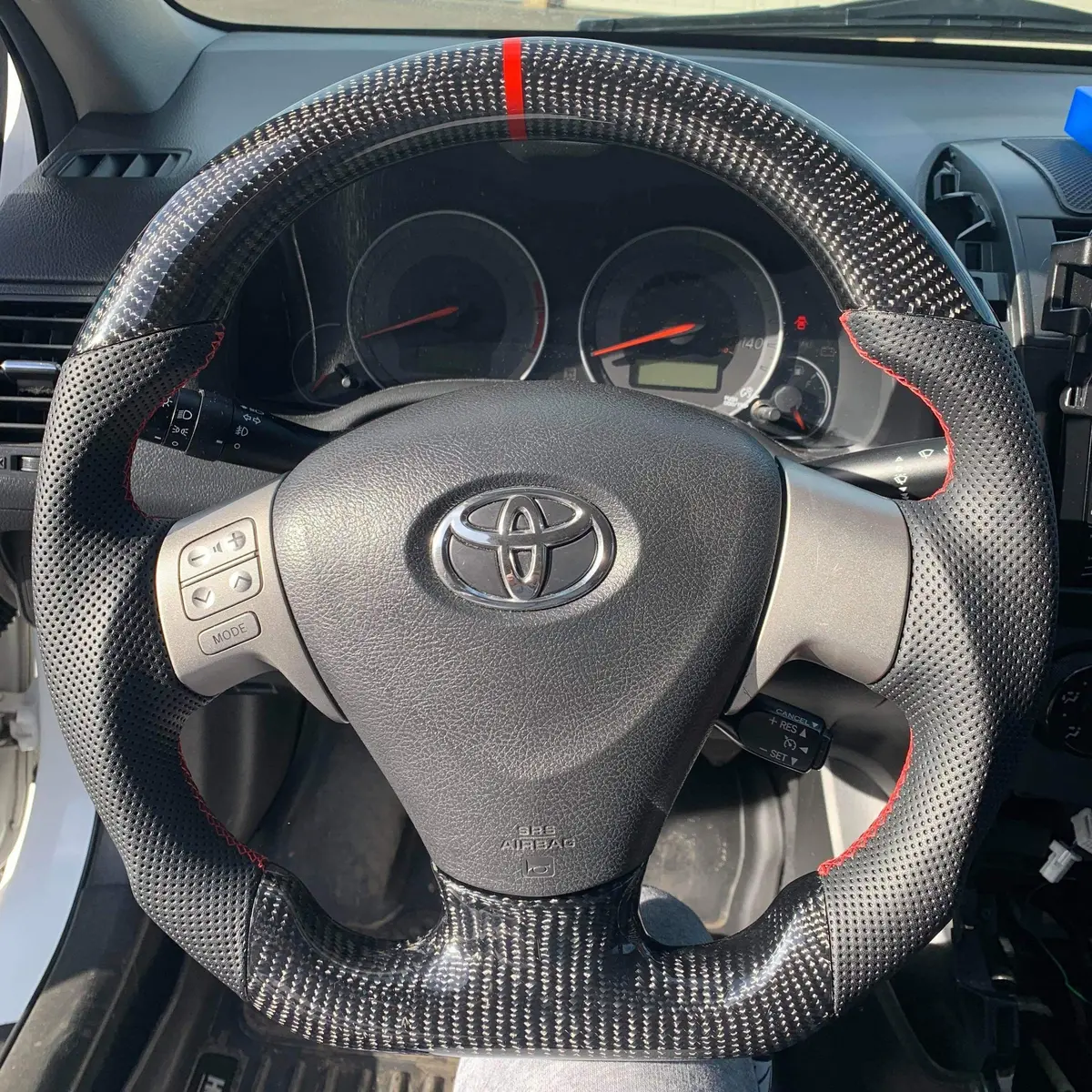 Ttd Craft  Toyota 2007-2010 Corolla Carbon Fiber Steering Wheel 1