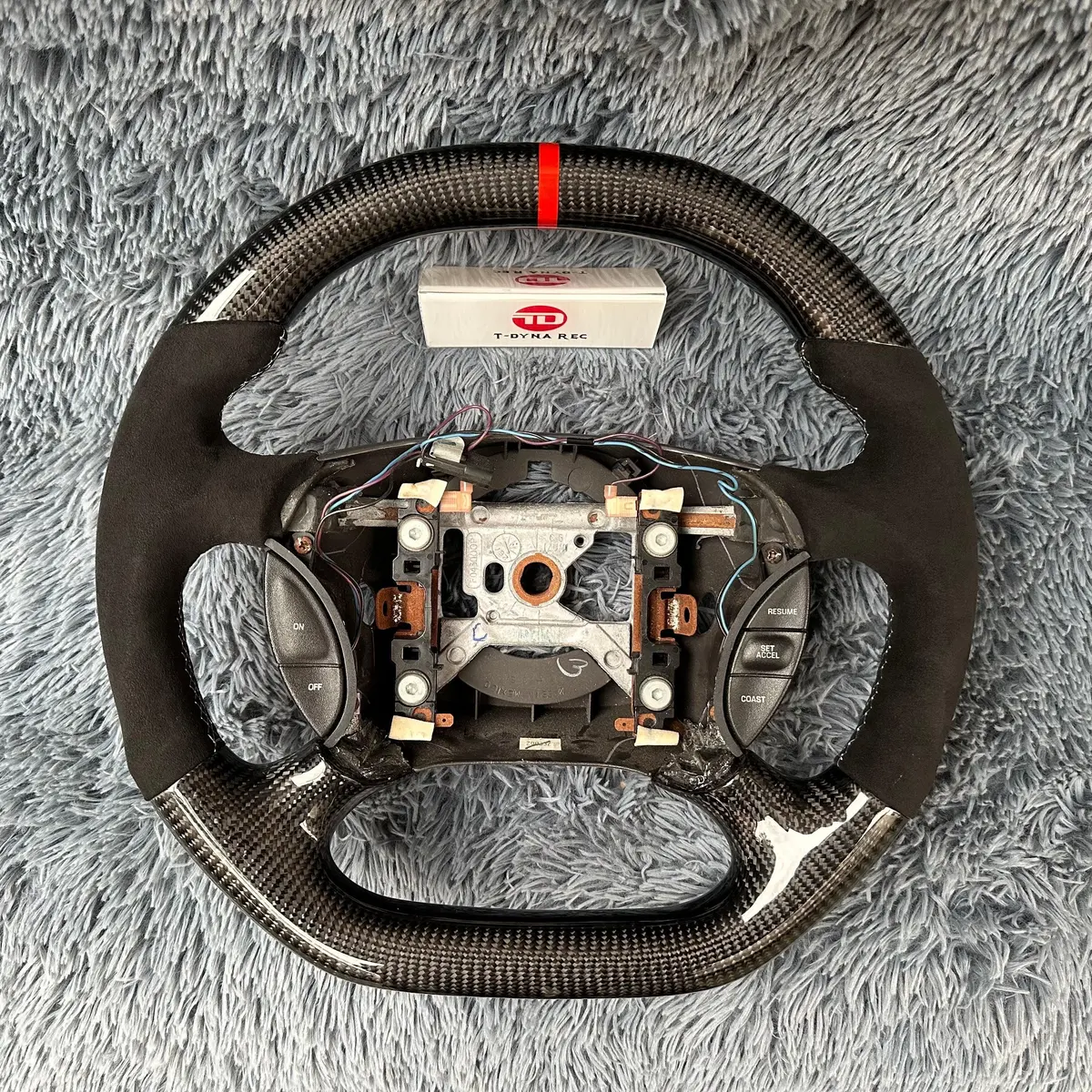Ttd Craft Ford 1994-2004 Mustang Carbon Fiber Steering Wheel 1