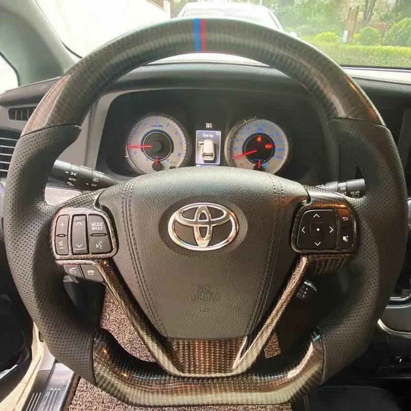 Ttd Craft Toyota 2014-2019 Highlander/Sienna Carbon Fiber Steering Wheel 3