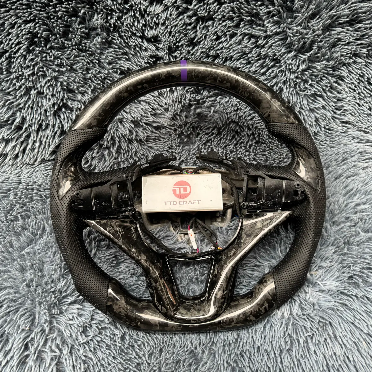Ttd Craft Cadillac 2020-2025 Xt6 / 2021 -2024 Escalade /2021 Ct5 Ct5-V Carbon Fiber Steering Wheel 1