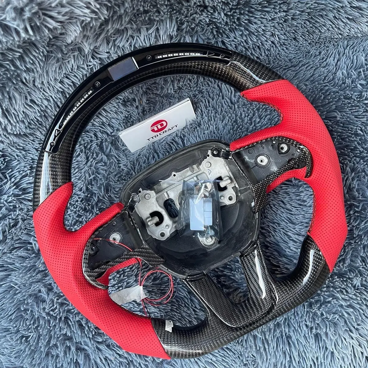 Ttd Craft Dodge 2016-2023 Charger Challenger / 2014-2023 Durango Carbon Fiber Steering Wheel 2