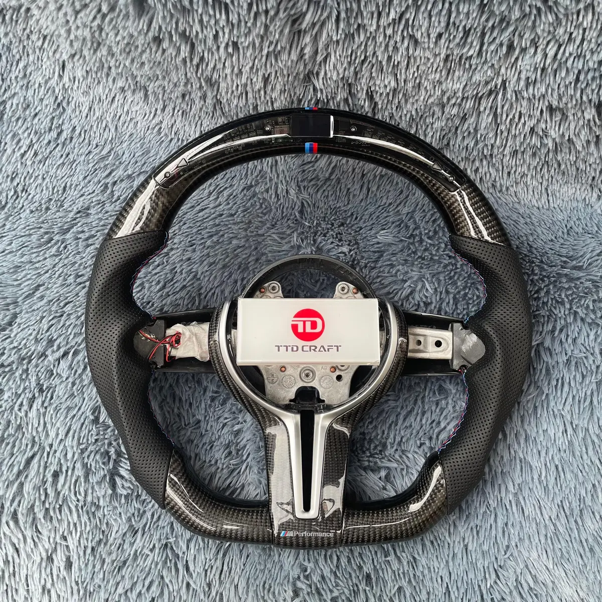 Ttd Craft Bmw M5 M6 F10 F06 F12 F01 F02 F03 F04 Carbon Fiber Steering Wheel 1