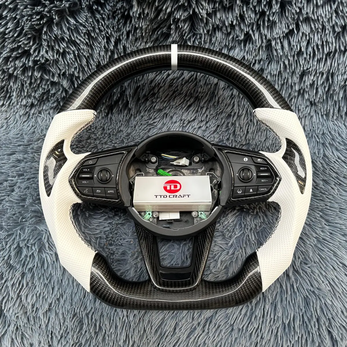 Acura 2021-2026 Tlx/Mdx Flat Bottom Carbon Fiber Steering Wheel |Ttd Craft 1