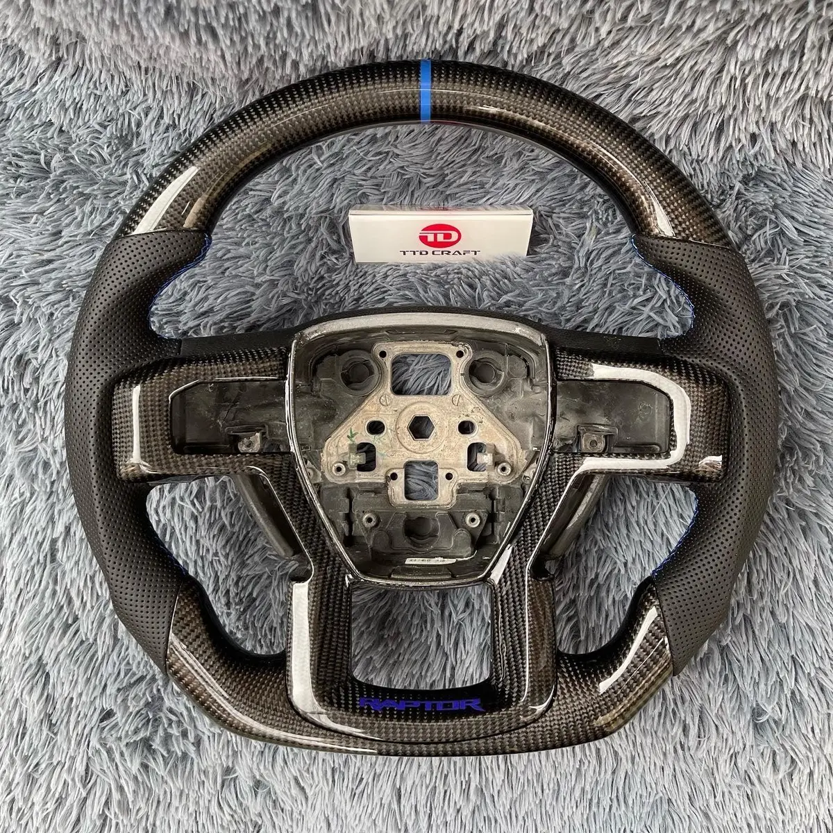 Ttd Craft Ford 2018-2020 Expedition Carbon Fiber Steering Wheel 1