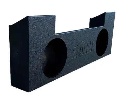 King Boxes Ak-Dg19-12 Dual 12" Spray-Lined Box Dodge Ram Quad Cab '19 & Up 1