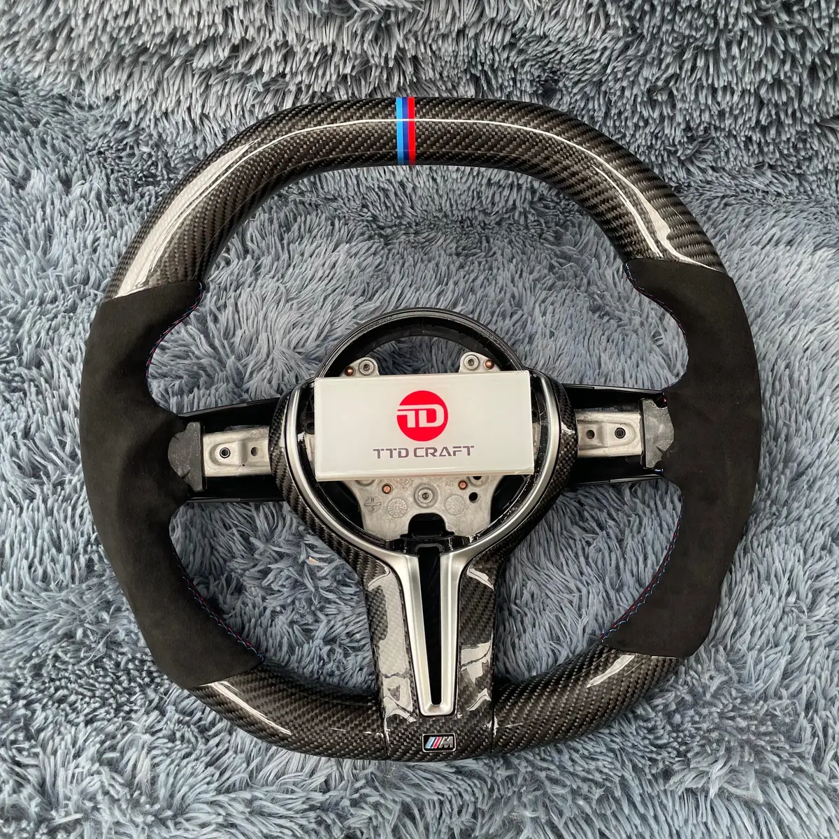Ttd Craft Bmw M5 M6 F10 F06 F12 F01 F02 F03 F04 Carbon Fiber Steering Wheel 1
