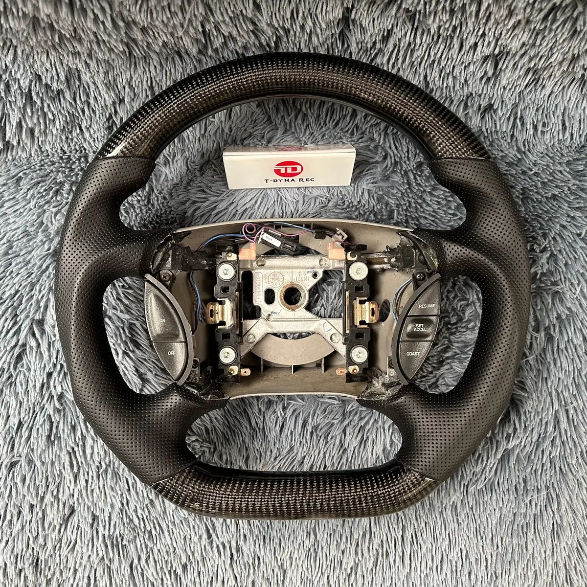 Ttd Craft Ford 1994-2004 Mustang Carbon Fiber Steering Wheel 1