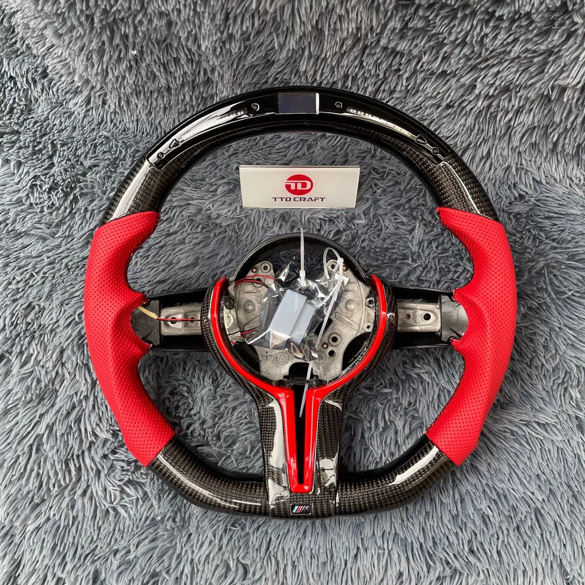 Ttd Craft Bmw M5 M6 F10 F06 F12 F01 F02 F03 F04 Carbon Fiber Steering Wheel 1