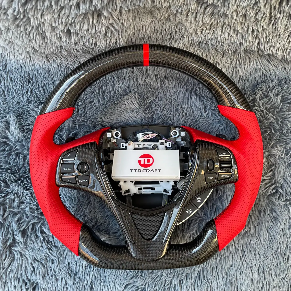 Acura Tlx/Mdx 2015-2020 Carbon Fiber Steering Wheel |Ttd Craft 4
