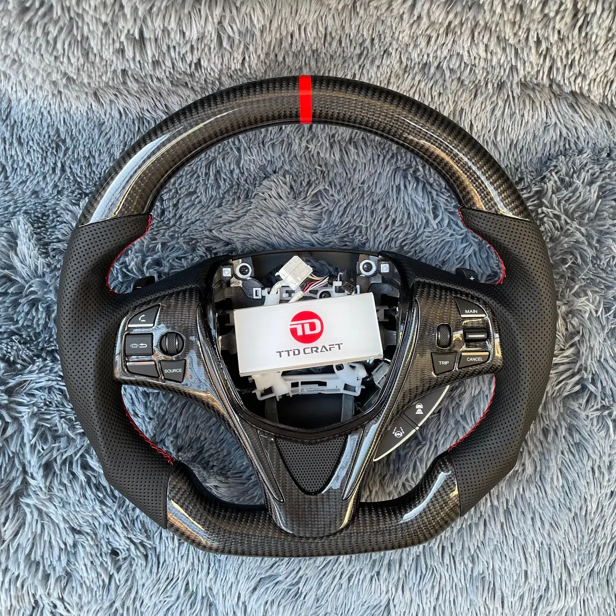 Acura Tlx/Mdx 2015-2020 Carbon Fiber Steering Wheel |Ttd Craft 5