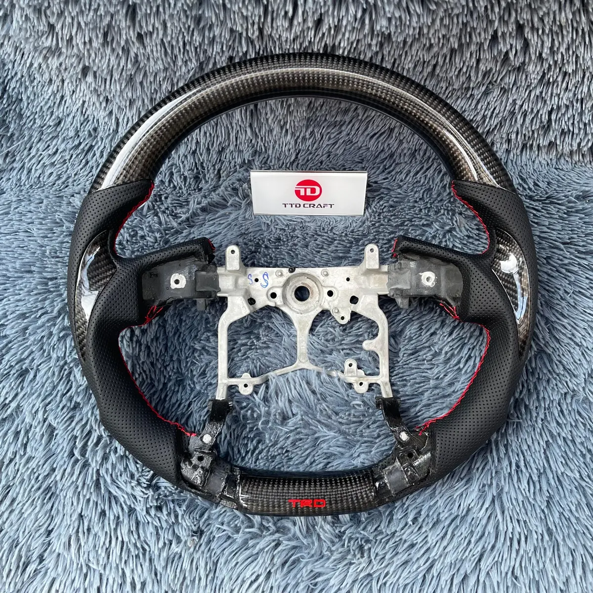 Ttd Craft Toyota 2010-2017 Prado Carbon Fiber  Steering Wheel 1