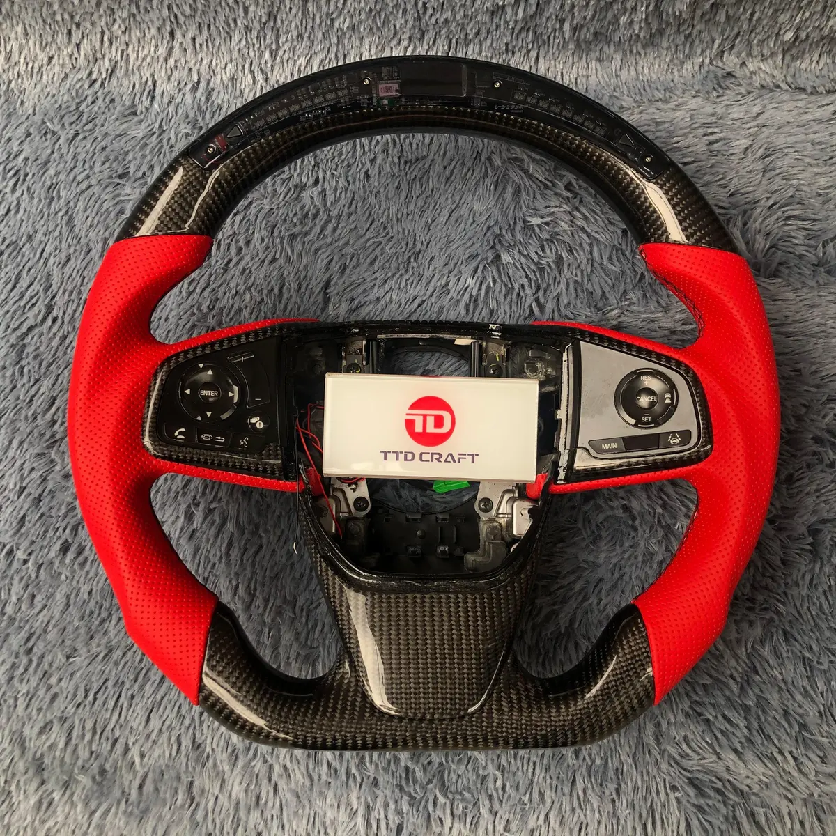 Carbon Fiber Steering Wheel For Honda 2017-2018 Crv | Ttd Craft 2