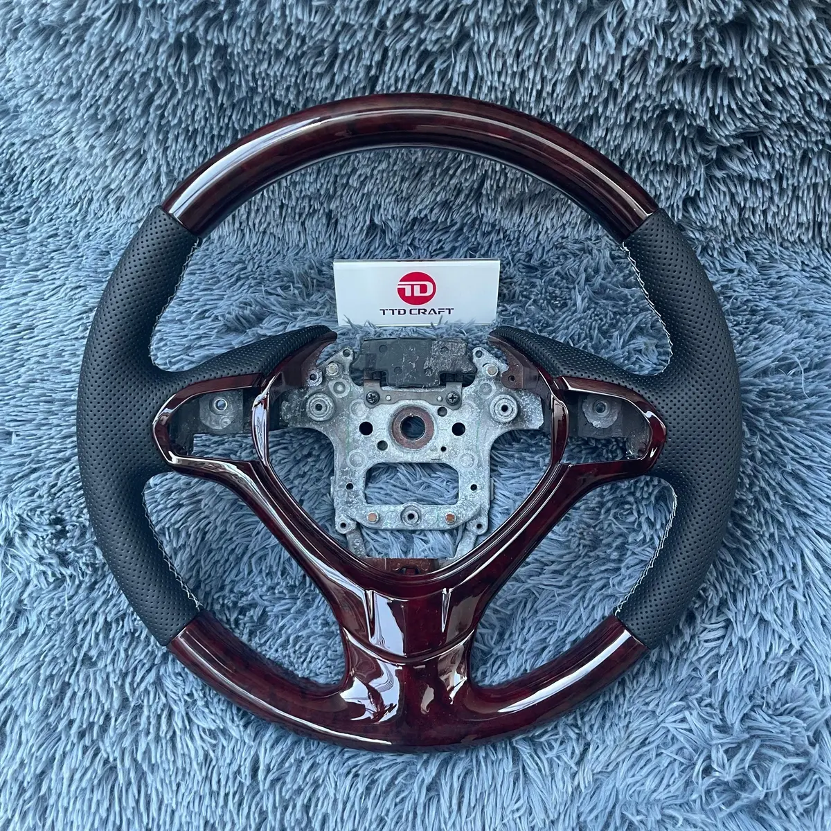 Acura 2009-2014 Tsx Honda Cu2 Woode Steering Wheel |Ttd Craft 1