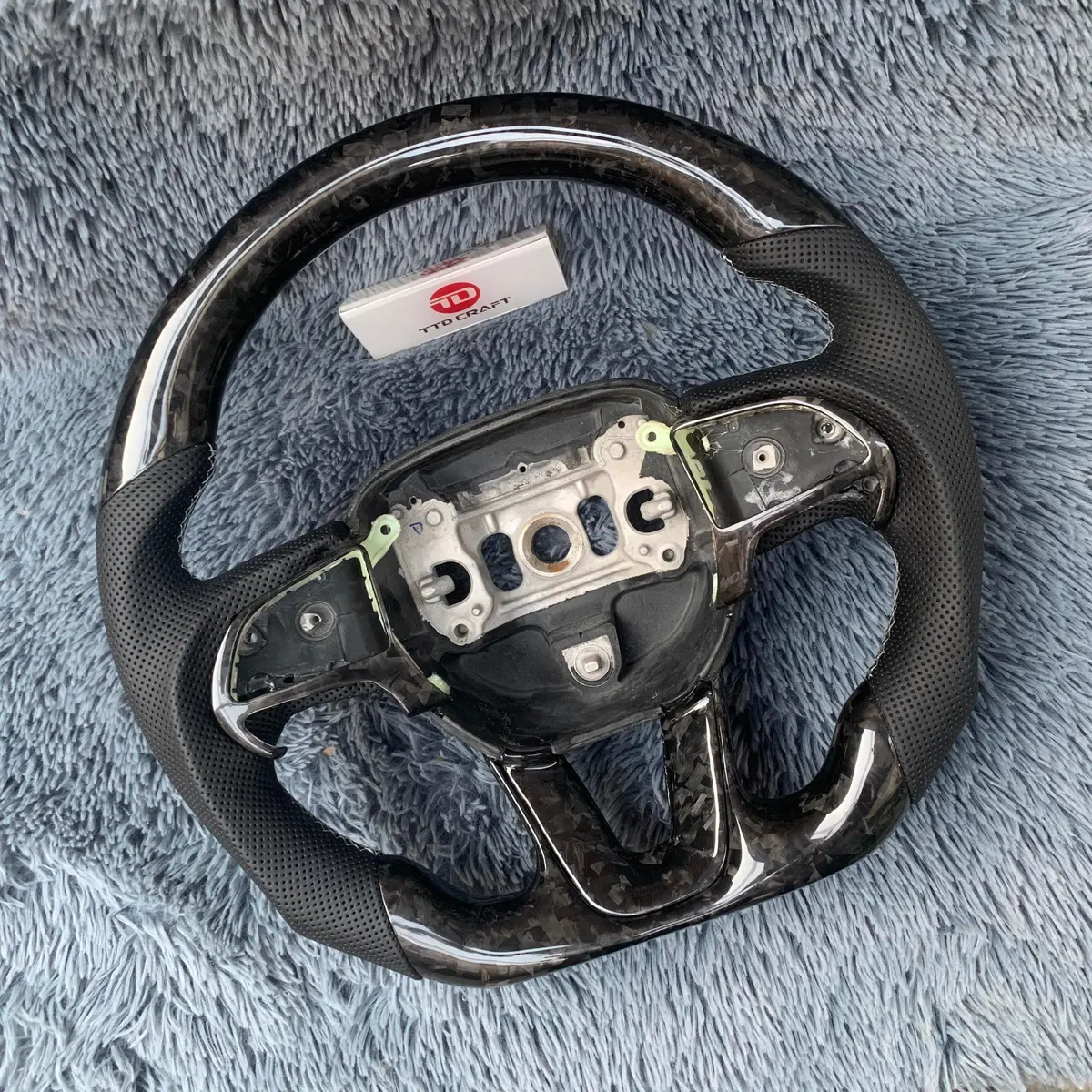 Ttd Craft Dodge 2016-2023 Charger Challenger / 2014-2023 Durango Carbon Fiber Steering Wheel 2