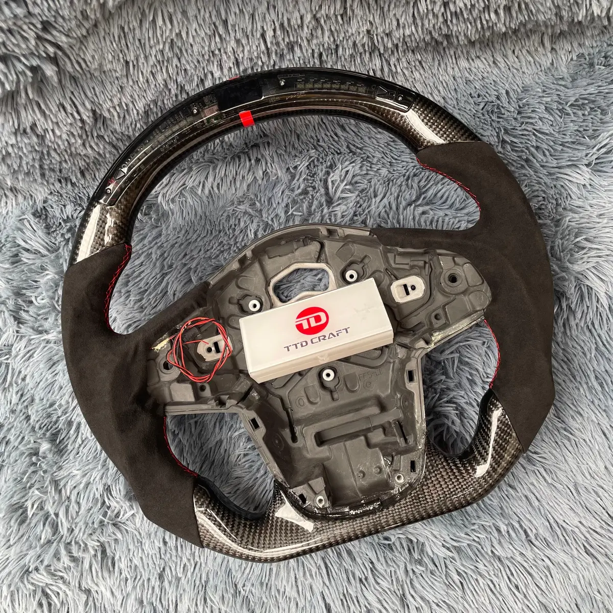 Toyota 2020-2026 Supra Mk5 A90 A91 Led Carbon Fiber Steering Wheel |Ttd Craft 2