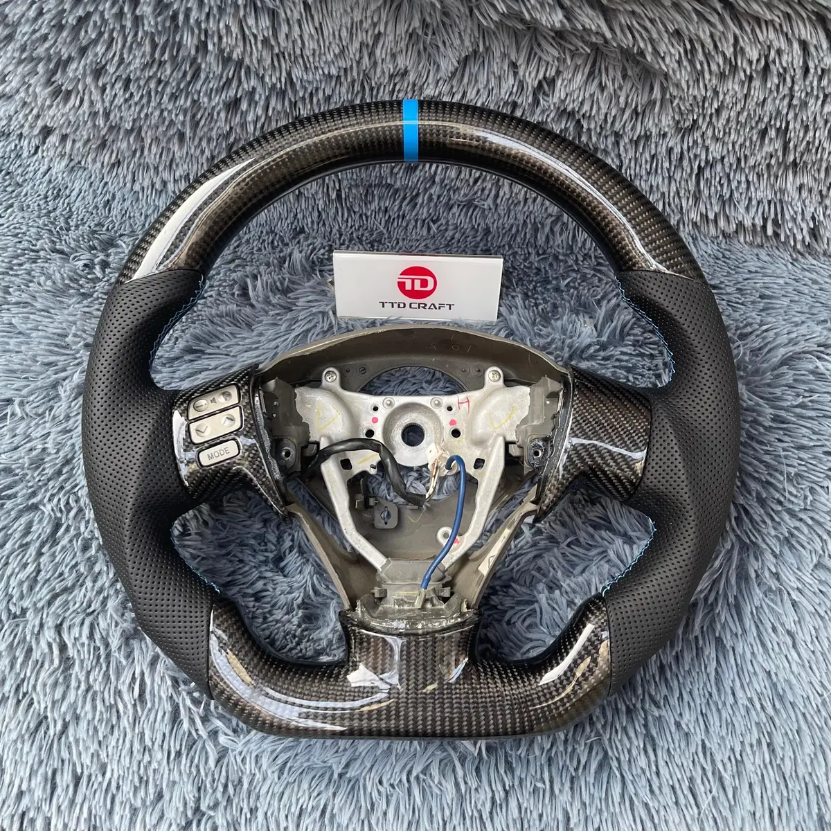 Ttd Craft Toyota 2007-2010 Corolla Carbon Fiber Steering Wheel 1