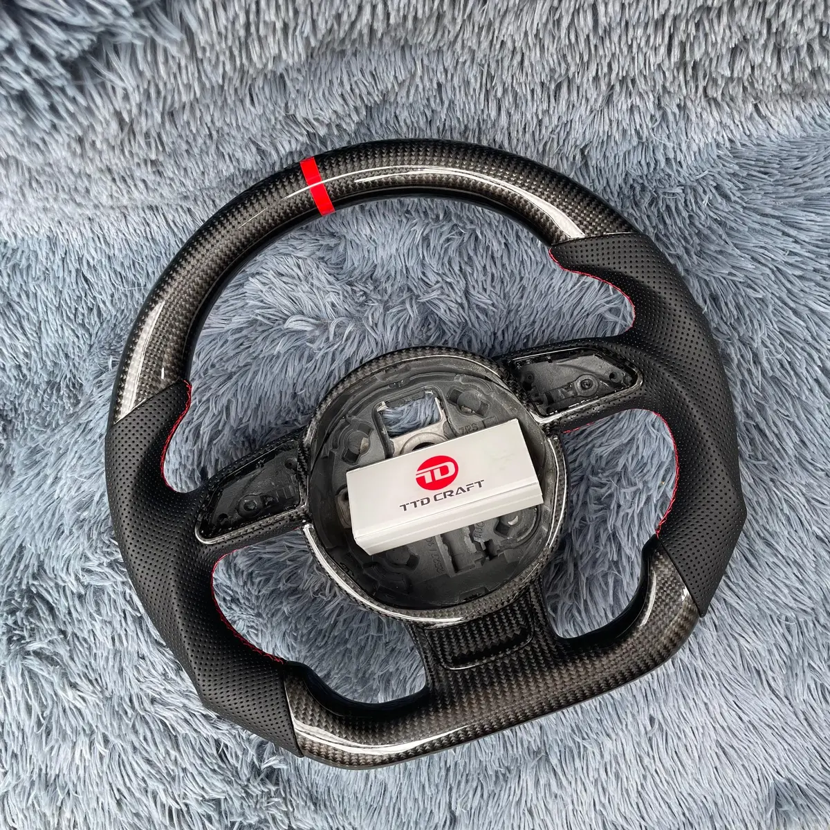 Ttd Craft Audi A3 A4 A5 A6 A7 A8 S3 S4 S5 S6 S7 S8 Rs3 Rs4 Rs5 Rs6 Sq5 Carbon Fiber Steering Wheel 2