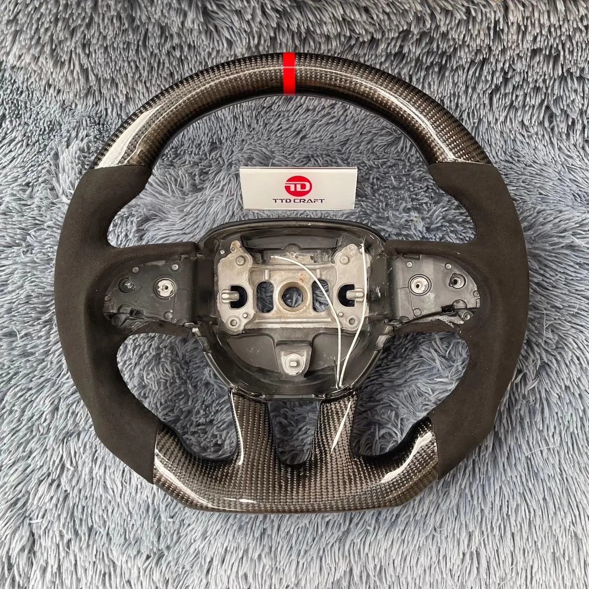 Ttd Craft Dodge 2016-2023 Charger Challenger / 2014-2023 Durango Carbon Fiber Steering Wheel 1