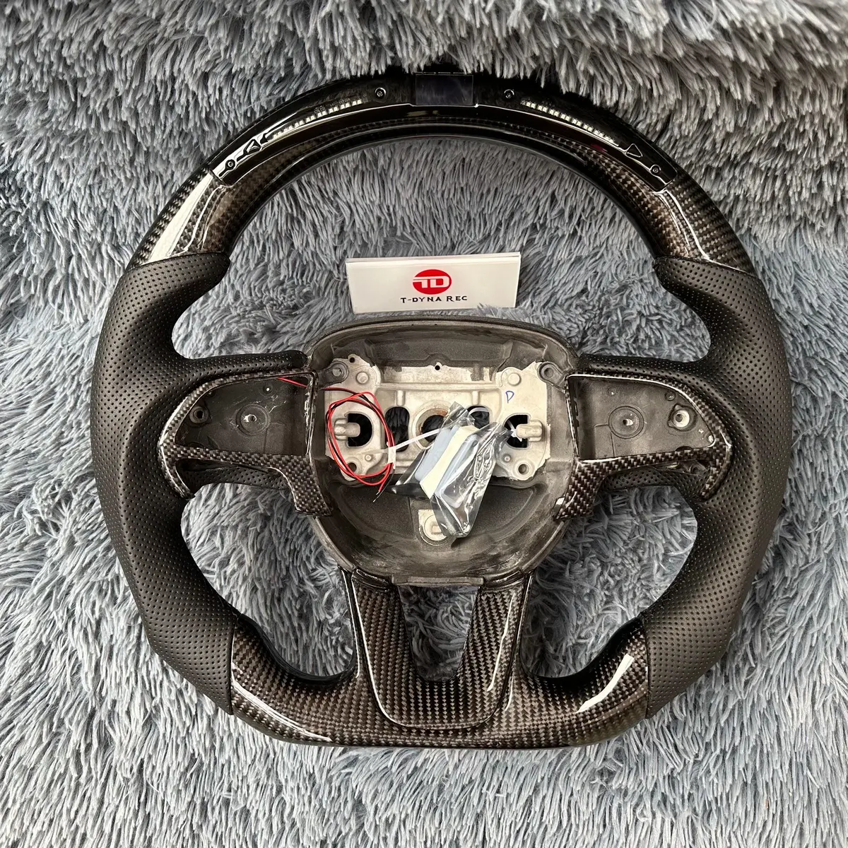 Ttd Craft Dodge 2016-2023 Charger Challenger / 2014-2023 Durango Carbon Fiber Steering Wheel 1