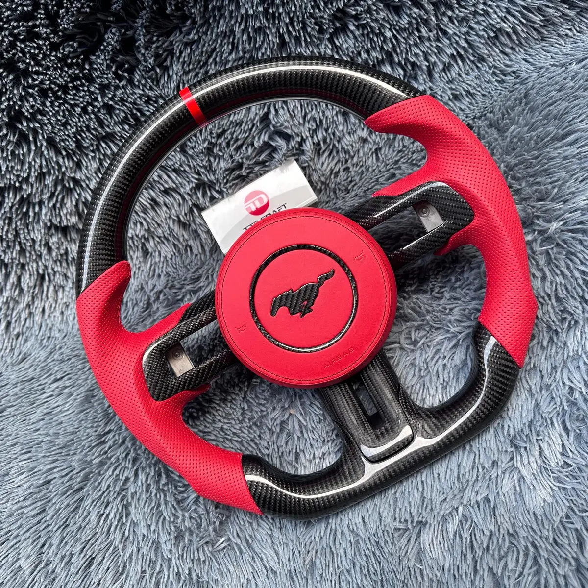 Ttd Craft Ford 2015-2017 Mustang Carbon Fiber Steering Wheel 2