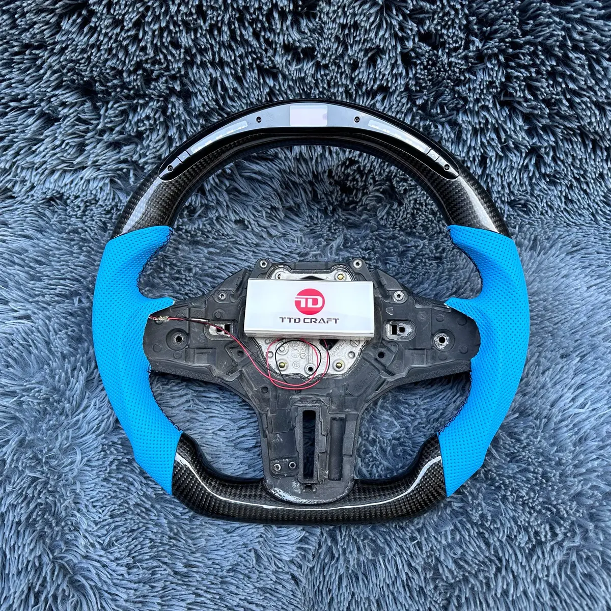 Ttd Craft Bmw F40 F44 F87 F82 F83 G20 G21 G28 G22 G80 Carbon Fiber Steering Wheel With Led 1