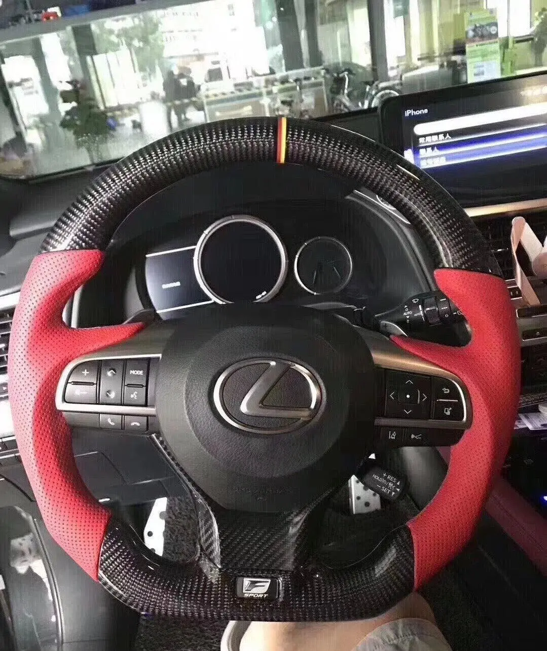 Ttd Craft Lexus 2016-2022 Rx350 450H / Es350 Es300/ Gs350 Gs450 / Lx570 / Gx460 / Gs300 Gs200t Carbon Fiber Steering Wheel 5