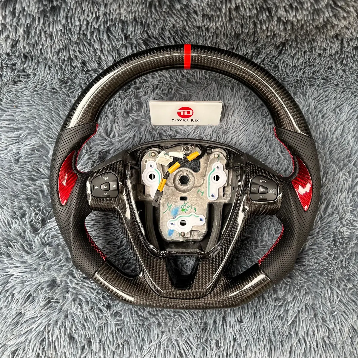 Ttd Craft Ford Usa Version 2014-2019 Fiesta Carbon Fiber Steering Wheel 1