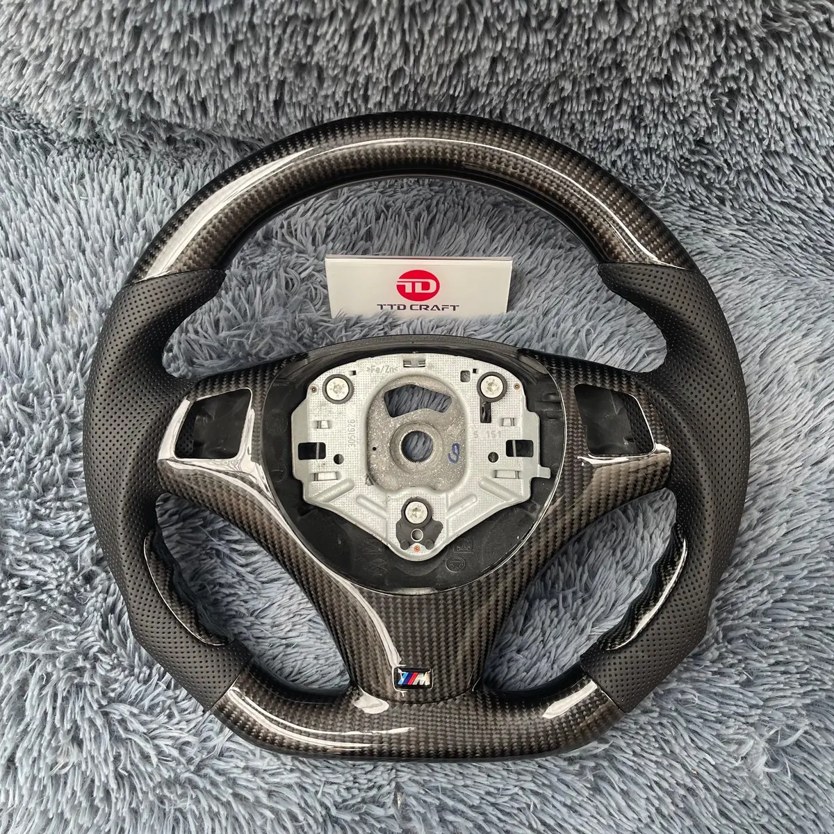 Ttd Craft 1 Series E82 E88 / 3 Series E90 E91 E92 E93 / X1 E84 Carbon Fiber Steering Wheel 1