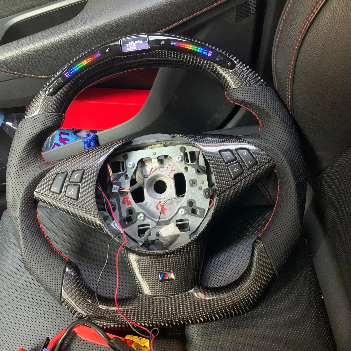 Ttd Craft Bmw 5 Series E60 E61 / 6 Series E63 E64 Carbon Fiber Steering Wheel 2