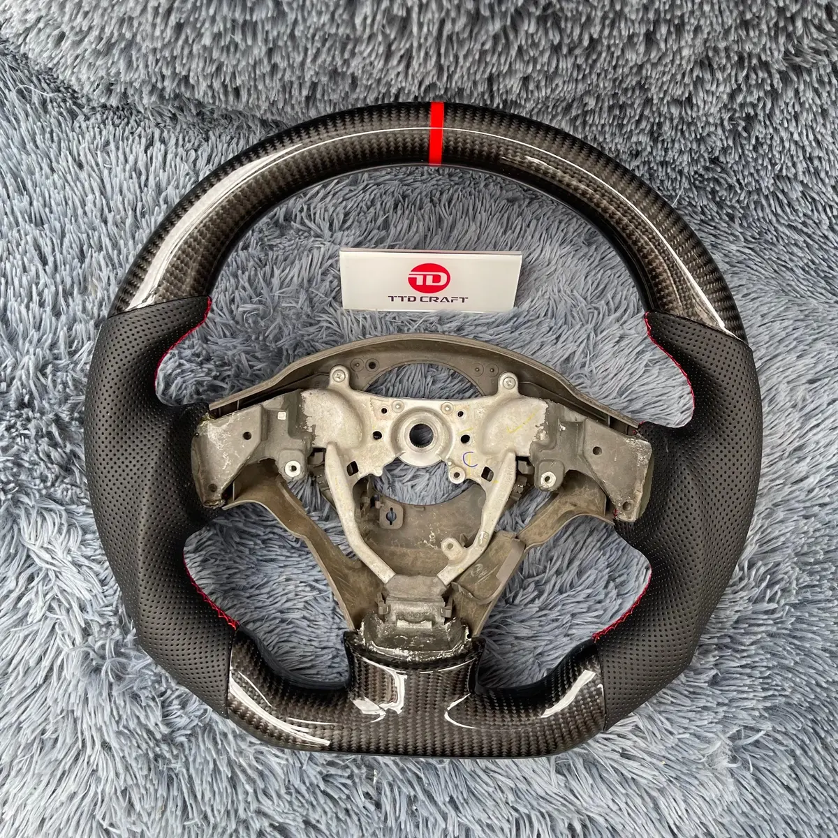Ttd Craft Toyota 2007-2010 Corolla Carbon Fiber Steering Wheel 1
