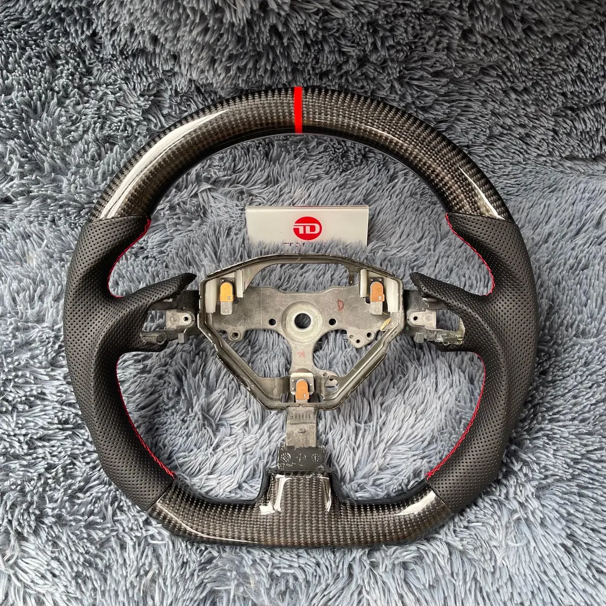Ttd Craft Leuxs 2001-2005 Is300 Carbon Fiber Steering Wheel 1